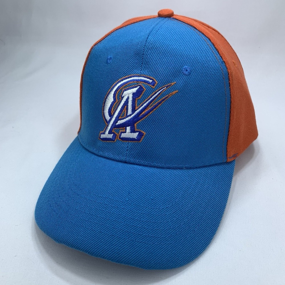 Oklahoma City Dodgers Cielo Azul Hat Blue Orange OSFM Snapback MiLB Baseball Cap